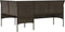 vidaXL - Loungebank - met - kussens - L-vormig - poly - rattan - bruin