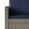 vidaXL - Loungebank - met - kussens - L-vormig - poly - rattan - grijs