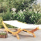 vidaXL - Loungebed - 100x188,5x44 - cm - massief - gebogen - hout - crèmekleurig