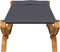 vidaXL - Loungebed - 100x188,5x44 - cm - massief - gebogen - hout - antracietkleurig