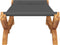 vidaXL - Loungebed - 100x188,5x44 - cm - massief - gebogen - hout - antracietkleurig