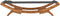 vidaXL - Loungebed - 100x188,5x44 - cm - massief - gebogen - hout - antracietkleurig