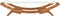 vidaXL - Loungebed - 100x188,5x44 - cm - massief - gebogen - hout - crèmekleurig
