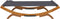 vidaXL - Loungebed - 165x188,5x46 - cm - massief - gebogen - hout - antracietkleurig