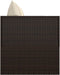 vidaXL - Loungebed - met - kussens - poly - rattan - bruin