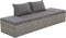 vidaXL - Loungebed - met - ligkussen - en - kussens - poly - rattan - grijs