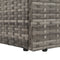 vidaXL - Loungebed - met - ligkussen - en - kussens - poly - rattan - grijs