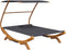 vidaXL - Loungebed - met - luifel - 165x203x138 - cm - gebogen - hout - antracietkleur