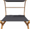 vidaXL - Loungebed - met - luifel - 165x203x138 - cm - gebogen - hout - antracietkleur