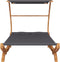 vidaXL - Loungebed - met - luifel - 165x203x138 - cm - gebogen - hout - antracietkleur