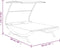 vidaXL - Loungebed - met - luifel - 165x203x138 - cm - massief - gebogen - hout - crème