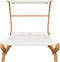 vidaXL - Loungebed - met - luifel - 165x203x138 - cm - massief - gebogen - hout - crème