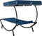 vidaXL - Loungebed - met - luifel - en - kussen - blauw