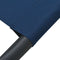 vidaXL - Loungebed - met - luifel - en - kussens - blauw