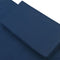 vidaXL - Loungebed - met - luifel - en - kussens - blauw
