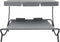 vidaXL - Loungebed - met - luifel - en - kussens - grijs