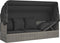 vidaXL - Loungebed - met - luifel - en - kussens - poly - rattan - grijs