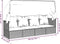 vidaXL - Loungebed - met - luifel - en - kussens - poly - rattan - grijs