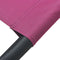 vidaXL - Loungebed - met - luifel - en - kussens - roze