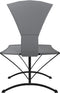 vidaXL - Loungebed - met - luifel - staal - en - oxford - stof - grijs