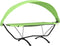 vidaXL - Loungebed - met - luifel - staal - en - oxford - stof - groen