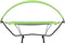 vidaXL - Loungebed - met - luifel - staal - en - oxford - stof - groen