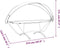 vidaXL - Loungebed - met - luifel - staal - en - oxford - stof - zwart
