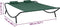 vidaXL - Loungebed - stof - groen