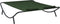vidaXL - Loungebed - stof - groen