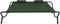 vidaXL - Loungebed - stof - groen