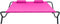 vidaXL - Loungebed - stof - roze