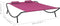 vidaXL - Loungebed - stof - roze