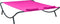 vidaXL - Loungebed - stof - roze
