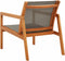 vidaXL - Loungestoel - massief - eucalyptushout - en - textileen - grijs