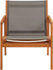 vidaXL - Loungestoel - massief - eucalyptushout - en - textileen - grijs