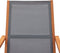 vidaXL - Loungestoel - massief - eucalyptushout - en - textileen - grijs