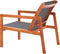 vidaXL - Loungestoel - massief - eucalyptushout - en - textileen - grijs