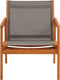 vidaXL - Loungestoel - massief - eucalyptushout - en - textileen - grijs