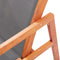 vidaXL - Loungestoel - massief - eucalyptushout - en - textileen - grijs
