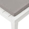 vidaXL - Loungestoel - met - kussen - kunststof - wit