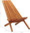 vidaXL - Loungestoelen - inklapbaar - 2 - st - massief - acaciahout
