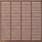 vidaXL - Louvre - schutting - 180x180 - cm - HKC - bruin