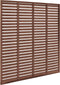 vidaXL - Louvre - schutting - 180x180 - cm - HKC - bruin