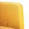 vidaXL - Loveseat - bank - 109 - cm - corduroy - stof - lichtgeel