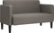 vidaXL - Loveseat - bank - 109 - cm - corduroy - stof - lichtgrijs