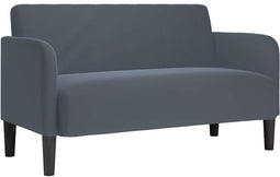 vidaXL - Loveseat - bank - 109 - cm - fluweel - donkergrijs