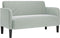 vidaXL - Loveseat - bank - 109 - cm - fluweel - lichtgrijs