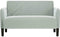vidaXL - Loveseat - bank - 109 - cm - fluweel - lichtgrijs
