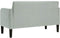 vidaXL - Loveseat - bank - 109 - cm - fluweel - lichtgrijs