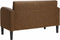 vidaXL - Loveseat - bank - 110 - cm - kunstleer - bruin